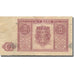Nota, Polónia, 1 Zloty, 1946, 1946-05-15, KM:123, VF(20-25)