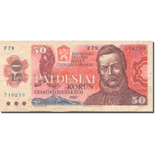 Banconote, Cecoslovacchia, 50 Korun, 1987, KM:96a, BB