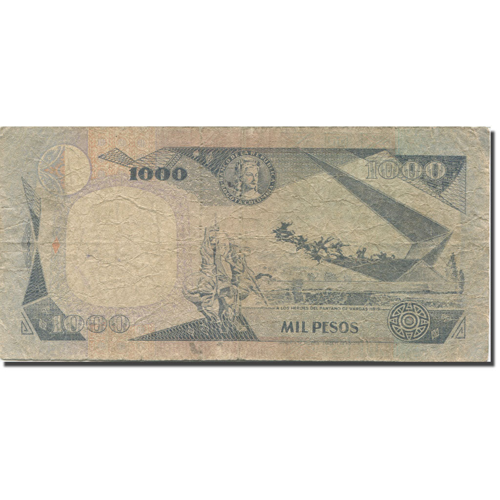 Banknote, Colombia, 1000 Pesos, 1995, 1995-10-02, KM:438, VF(20-25)