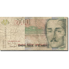 Banknote, Colombia, 2000 Pesos, 1997, 1997-05-06, KM:445b, VF(30-35)