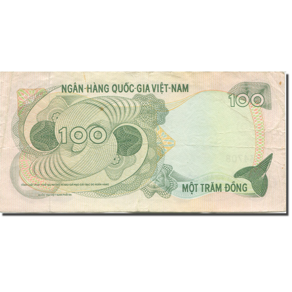 Banknote, South Viet Nam, 100 Dông, 1970, KM:26a, EF(40-45)