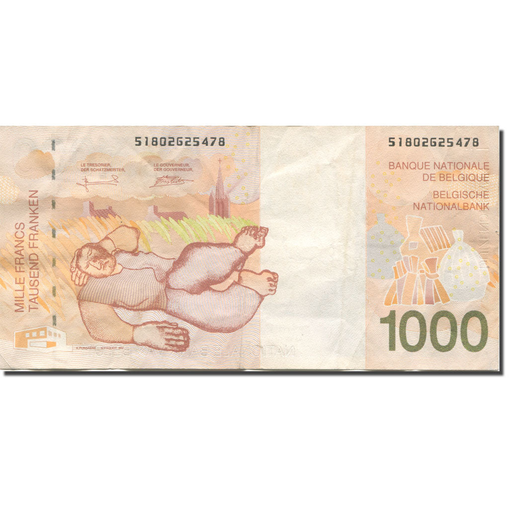 Banknote, Belgium, 1000 Francs, 1997, KM:150, EF(40-45)