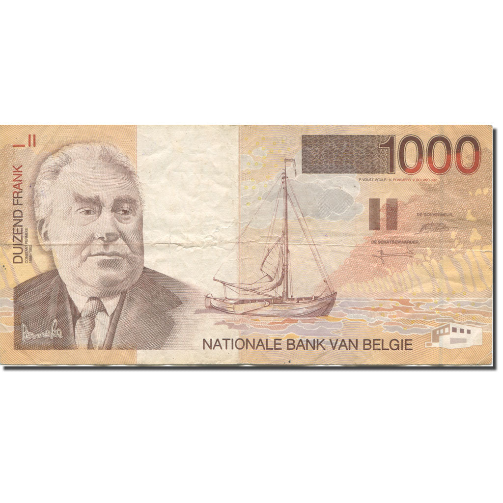 Banknote, Belgium, 1000 Francs, 1997, KM:150, VF(30-35)