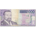 Billete, 2000 Francs, 1994-2001, Bélgica, KM:151, MBC