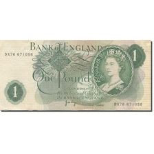 Billet, Grande-Bretagne, 1 Pound, 1970-1977, KM:374a, TTB