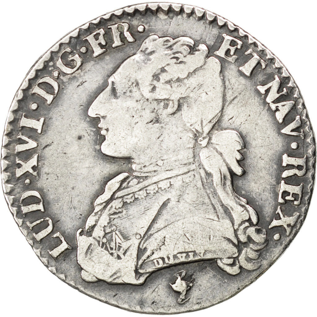 FRANCE, 1/10 Écu, 12 Sols, 1/10 ECU, 1778, Paris, KM #568.1, VF(30-35), Silver, 