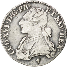 FRANCE, 1/10 Écu, 12 Sols, 1/10 ECU, 1778, Paris, KM #568.1, VF(30-35), Silver, 
