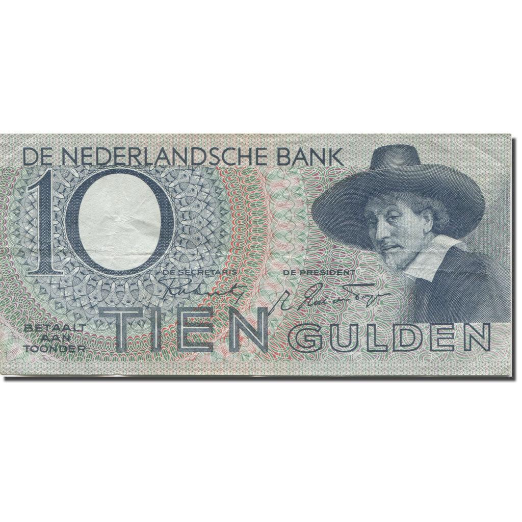 Banknote, Netherlands, 10 Gulden, 1943-01-30, KM:59, EF(40-45)