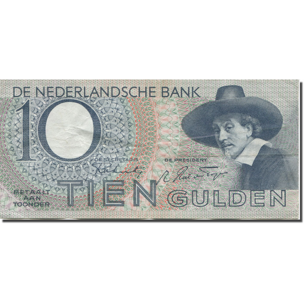 Banknote, Netherlands, 10 Gulden, 1943-02-01, KM:59, EF(40-45)