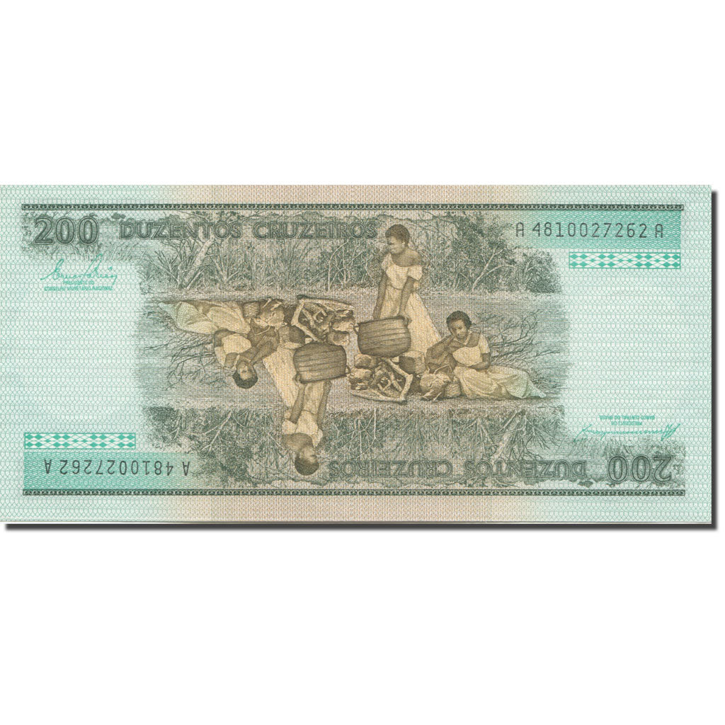 Banknote, Brazil, 200 Cruzeiros, 1981-1985, 1981, KM:199a, UNC(65-70)