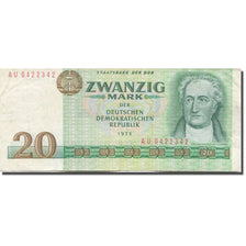 Banknot, Niemcy - NRD, 20 Mark, 1971-1985, 1986, KM:29b, AU(50-53)