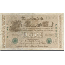 Banknote, Germany, 1000 Mark, 1910, 1910-04-21, KM:45b, AU(55-58)