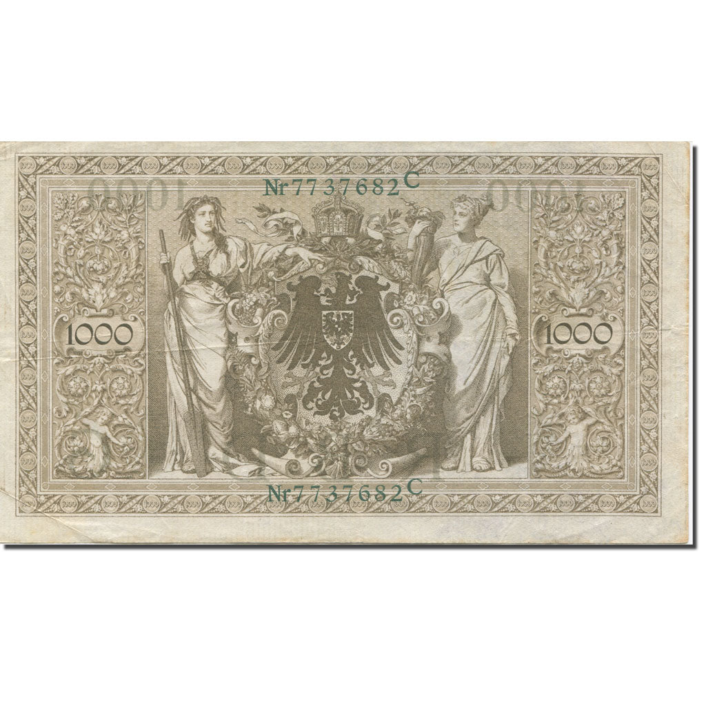 Banknote, Germany, 1000 Mark, 1910, 1910-04-21, KM:45b, AU(55-58)