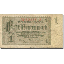 Banknote, Germany, 1 Rentenmark, 1937, 1937-01-30, KM:173a, VF(20-25)