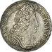 FRANCE, Écu aux 3 couronnes, ECU, 1709, Bordeaux, KM #386.9, AU(50-53), Silver, 