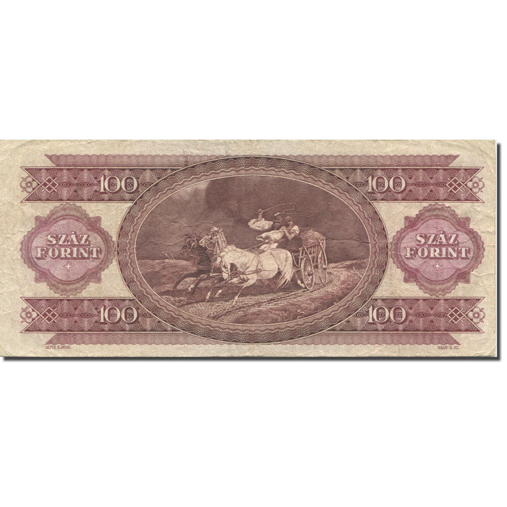 Banknote, Hungary, 100 Forint, 1990-1992, 1995-12-20, KM:174c, EF(40-45)