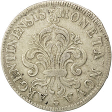 FRANCE, 34 Sols de Strasbourg, 1/2 ECU, 1695, Strasbourg, KM #308, EF(40-45),...