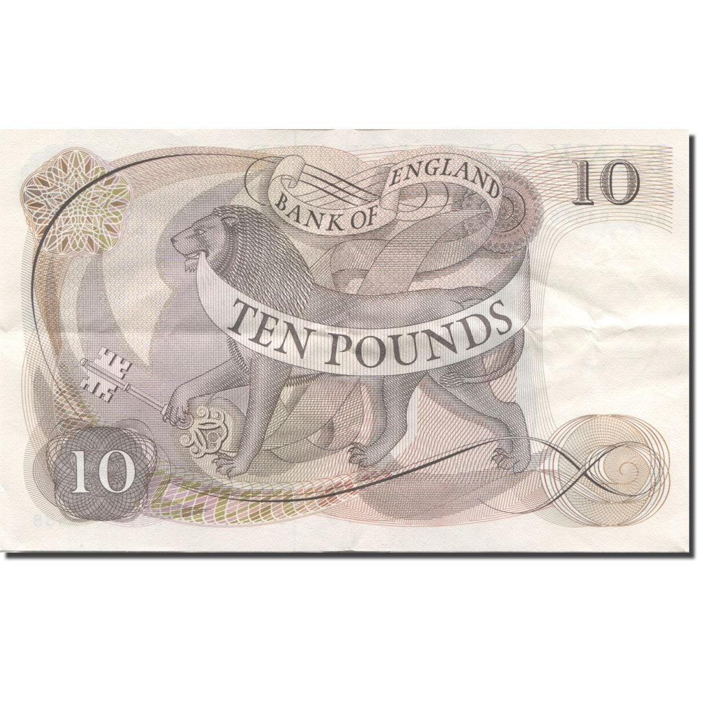 Billet, Grande-Bretagne, 10 Pounds, Undated (1964-1975), KM:376c, SUP