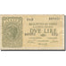 Banknote, Italy, 2 Lire, 1944, 1944-11-23, KM:30a, EF(40-45)