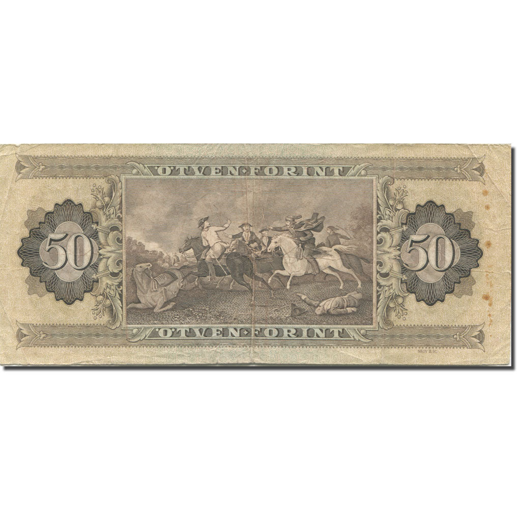 Banknote, Hungary, 50 Forint, 1975, 1975-10-28, KM:170c, EF(40-45)