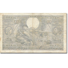 Geldschein, Belgien, 100 Francs-20 Belgas, 1939, 1939-06-08, KM:107, SS