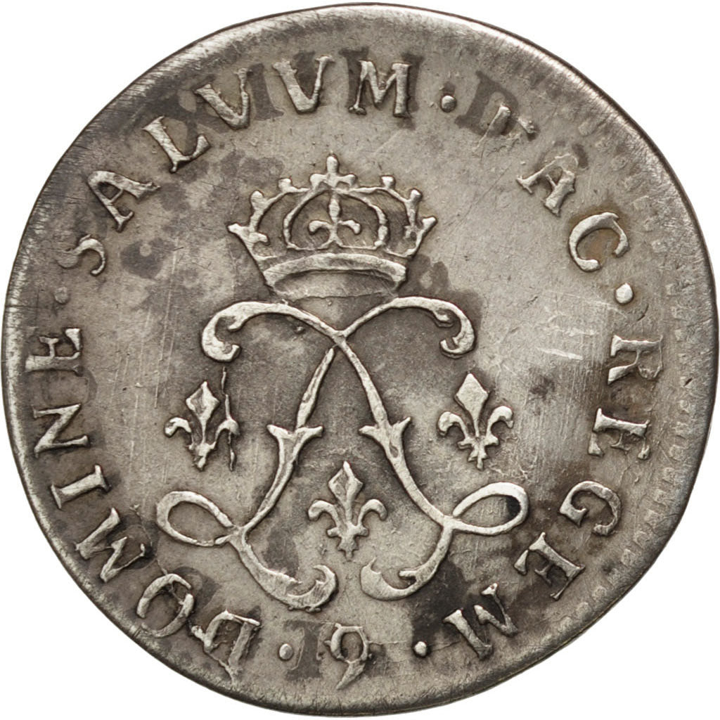 FRANCE, 4 Sols aux 2 L, 4 Sols 2 Deniers, 1691, Rennes, KM #281.20, AU(50-53),..