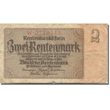 Banconote, Germania, 2 Rentenmark, 1937, 1937-01-30, KM:174a, MB