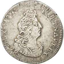FRANCE, 1/12 Écu aux 8 L 2e type, 1/12 ECU, 10 Sols, 1704, Paris, KM #350.1, ...