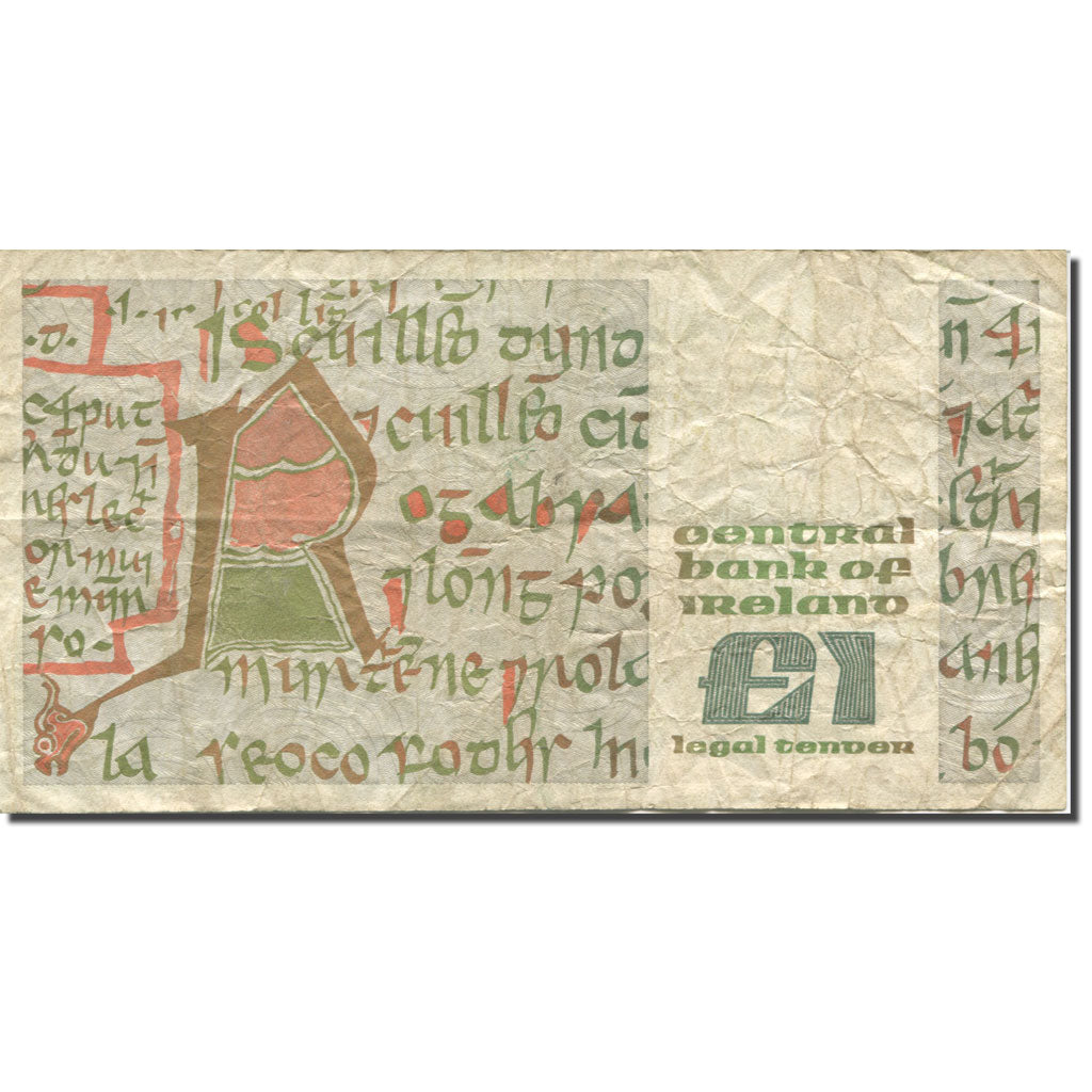 Banknote, Ireland - Republic, 1 Pound, 1984, 1984-02-20, KM:70c, VF(20-25)