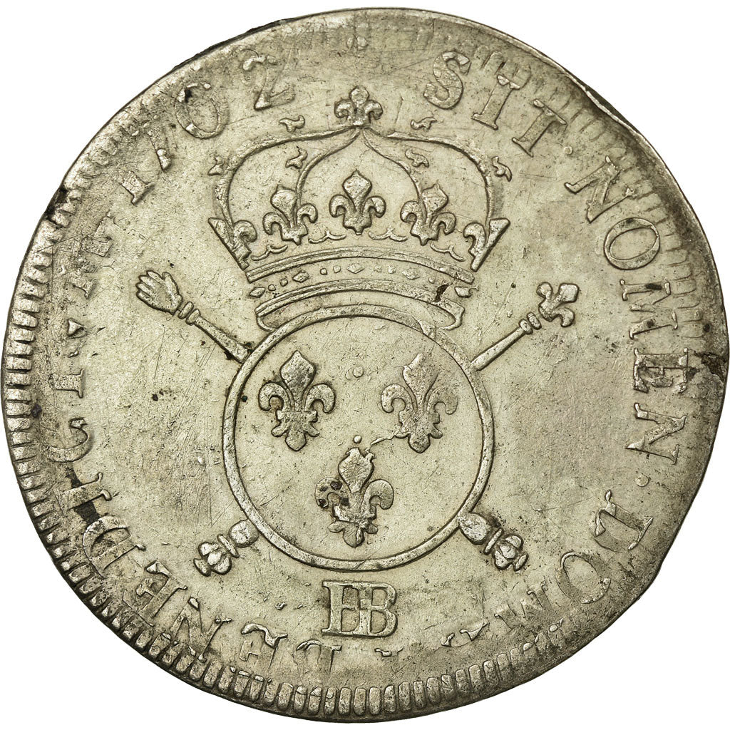 Munten, Frankrijk, Louis XIV, 34 Sols de Strasbourg, 1/2 Ecu, 1702, Strasbourg