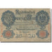 Banknot, Niemcy, 20 Mark, 1907, 1907-06-08, KM:28, VF(20-25)