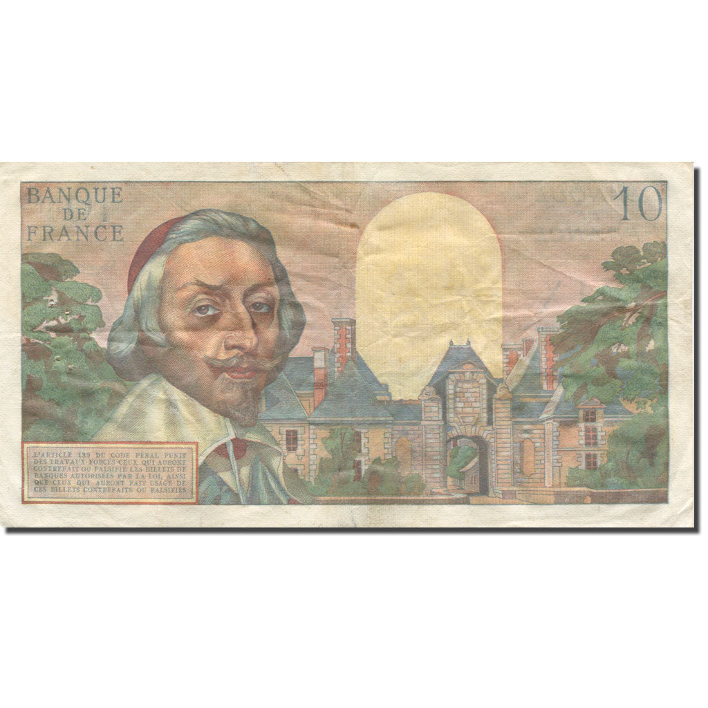 Frankrijk, 10 Nouveaux Francs, Richelieu, 1959, 1959-10-15, TTB, Fayette:57.3