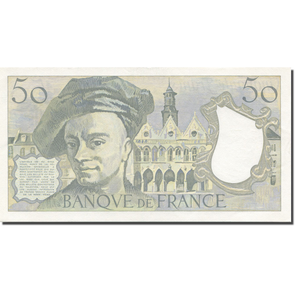 France, 50 Francs, Quentin de La Tour, 1985, SUP, Fayette:67.11, KM:152b