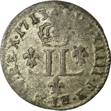 Moneda, Francia, Louis XIV, XV Deniers (pièce de), 15 Deniers, 1713, Metz, BC+