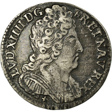 Moneta, Francia, Louis XIV, 11 Sols de Strasbourg, 10 Sols-1/8 Ecu, 1711