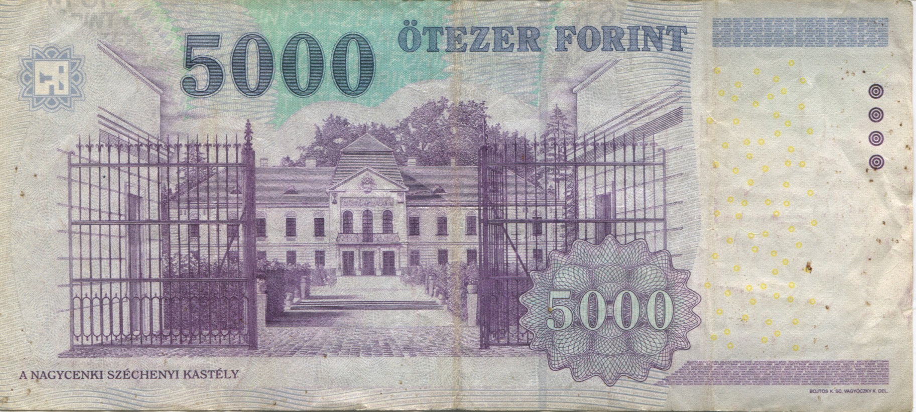 Banknote, Hungary, 5000 Forint, 2010, KM:199b, AU(50-53)