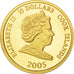 COOK ISLANDS, 10 Dollars, 2005, KM #1176, MS(65-70), Gold, 1.24