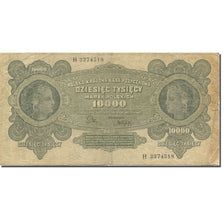 Banknote, Poland, 10,000 Marek, 1922-1923, 1922-03-11, KM:32, VF(20-25)