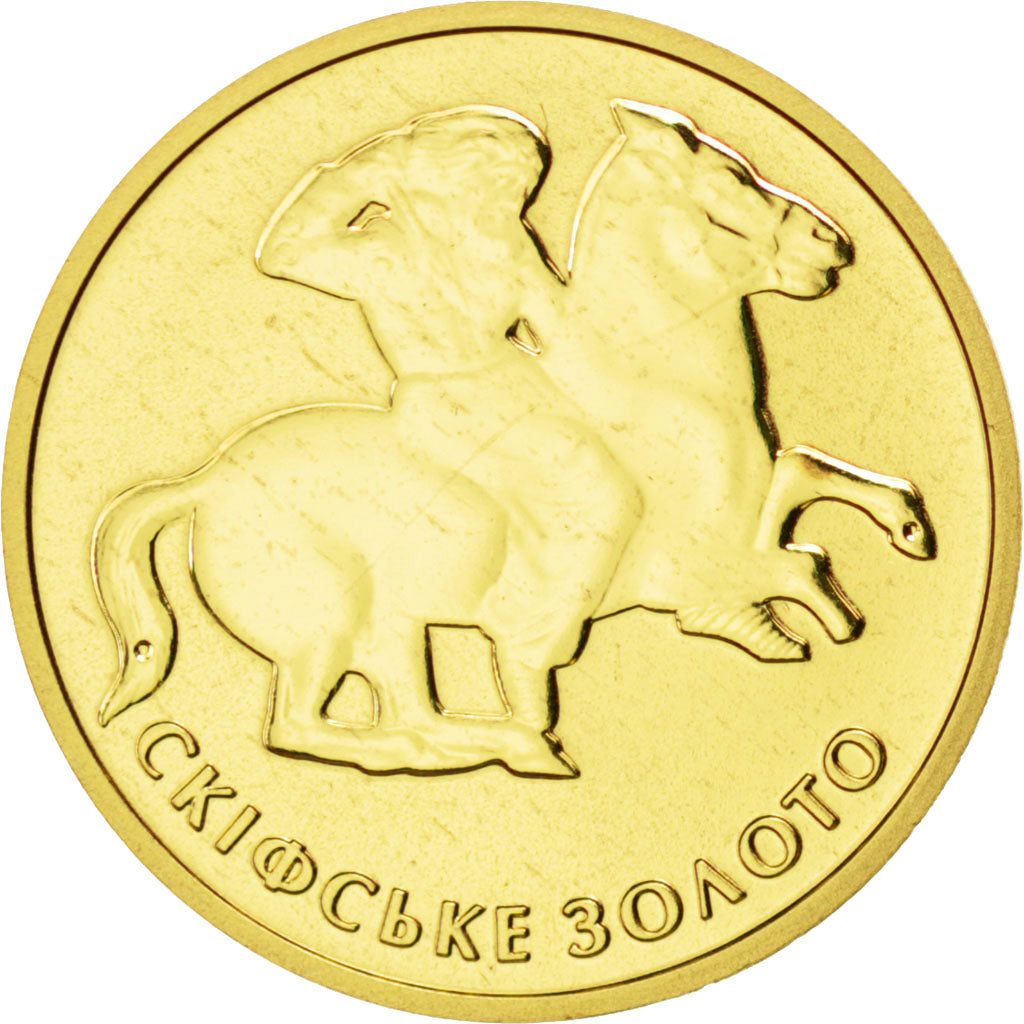 UKRAINE, 2 Hryvni, 2005, National Bank Mint, KM #351, MS(65-70), Gold, 13.9,...