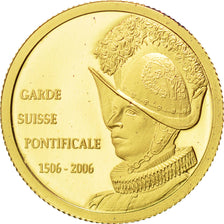 Congo, 20 Francs, 2006, FDC, Oro
