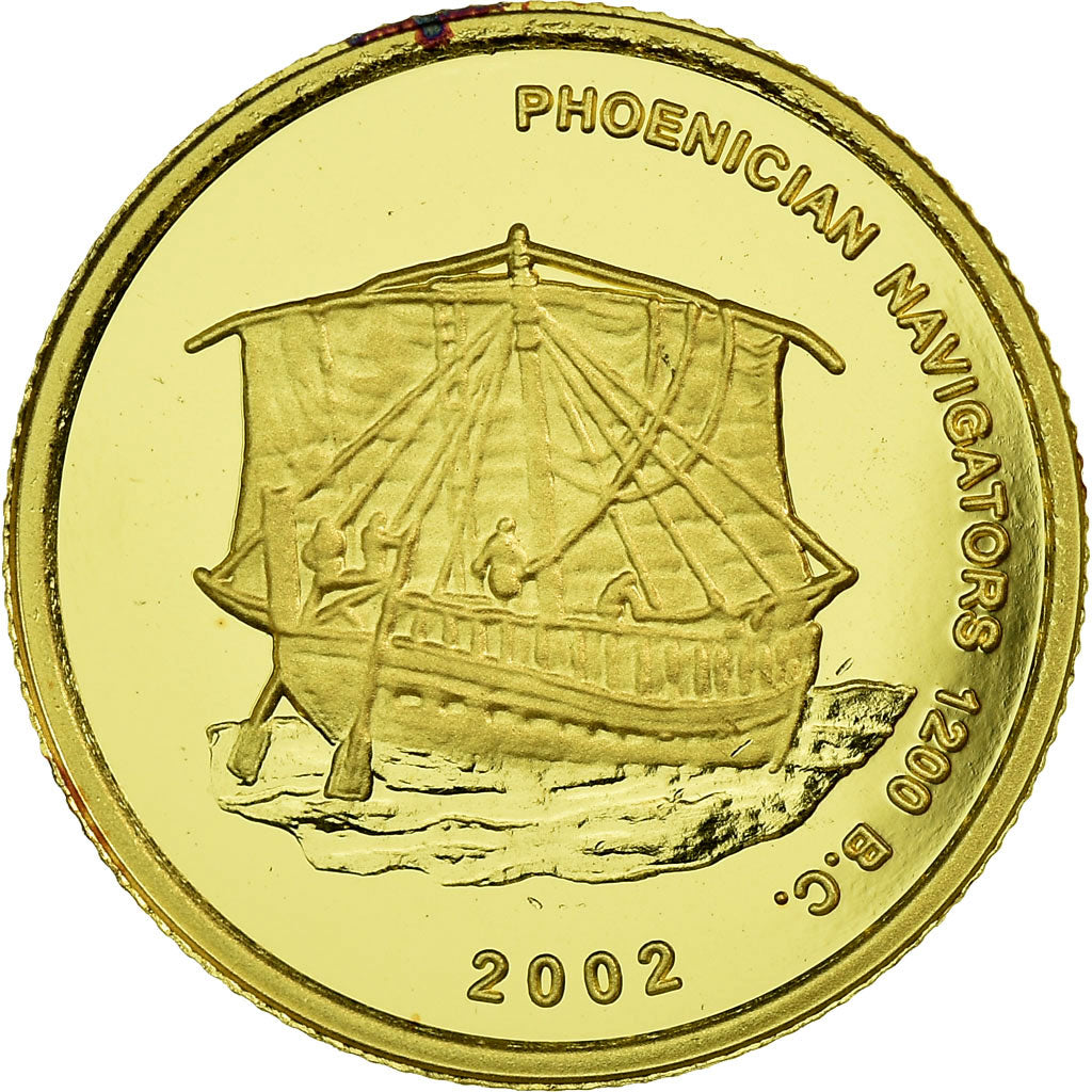 Coin, Ghana, 500 Sika, 2002, MS(65-70), Gold