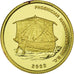 Moneta, Ghana, 500 Sika, 2002, MS(65-70), Złoto