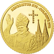 Coin, CONGO, DEMOCRATIC REPUBLIC, 20 Francs, 2005, MS(65-70), Gold, KM:173