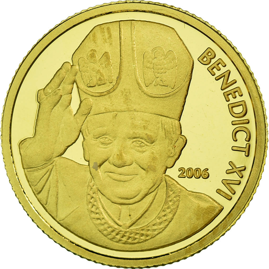 Coin, Samoa, 10 Dollars, 2006, MS(65-70), Gold