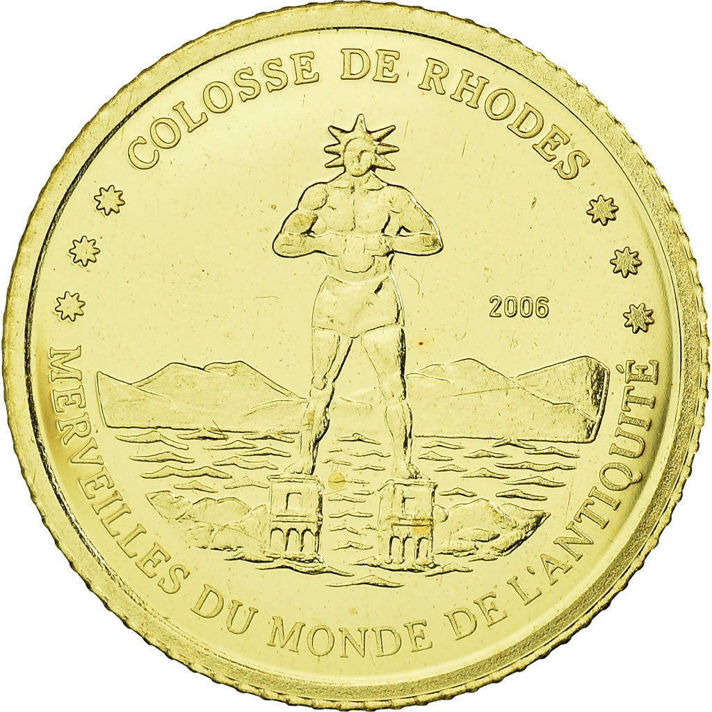 Coin, Ivory Coast, 1500 Francs CFA, 2006, MS(65-70), Gold