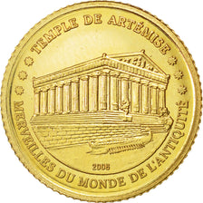 Ivory Coast, 1500 Francs CFA, 2006, MS(65-70), Gold, 1.00