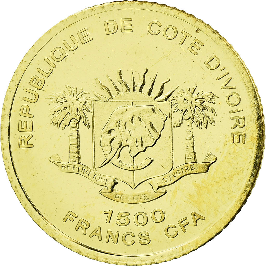 Moeda, Costa do Marfim, Le mausolée d'Halicarnasse, 1500 Francs CFA, 2006
