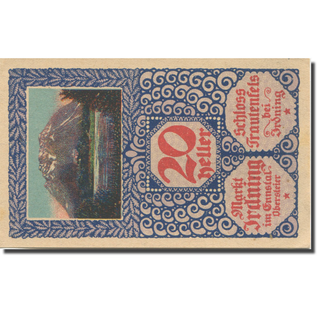 Banknote, Austria, Irdning, 20 Heller, montagne, 1920, UNC(63), Mehl:FS 416