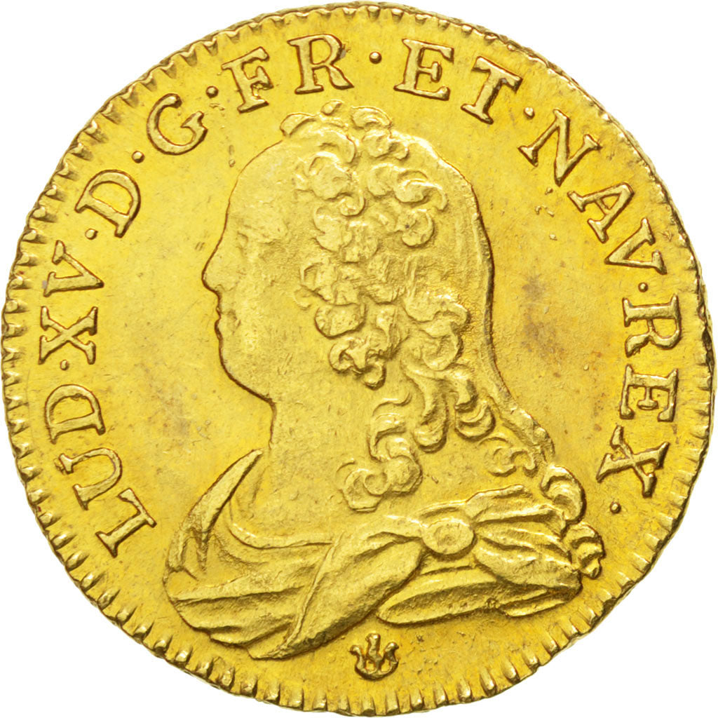 Louis XV, Louis d'or aux lunettes 1728 Lyon, KM 489.6
