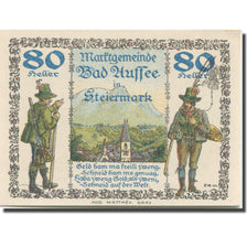 Banknote, Austria, Bad Aussee, 80 Heller, personnage, 1920, UNC(63) Mehl:FS 73